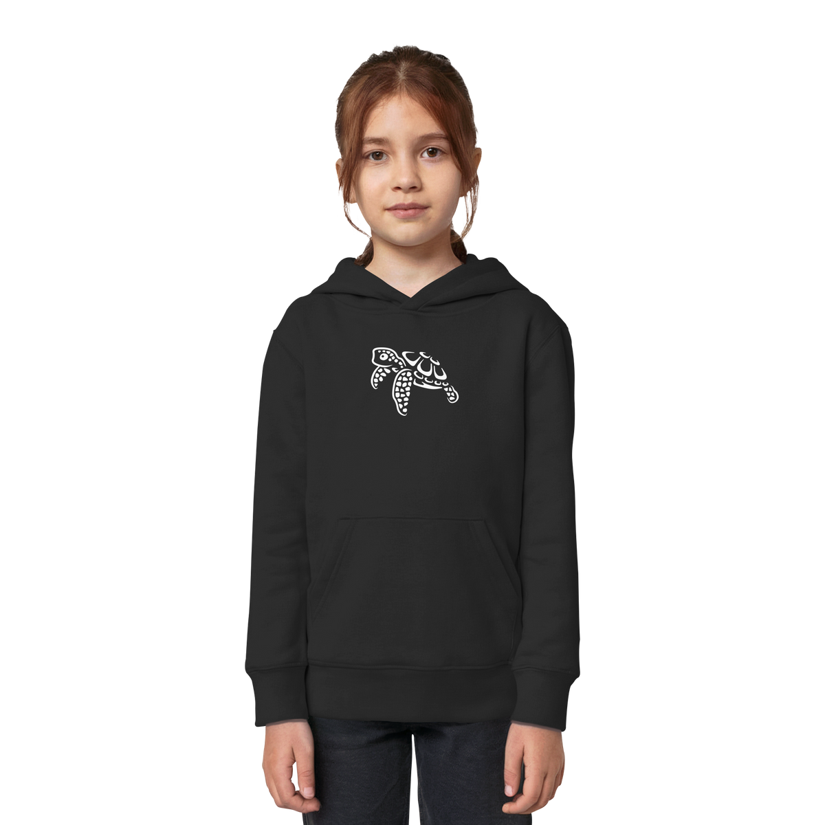 schwimmende Meeres-Schildkröte - Kids Organic Hoodie