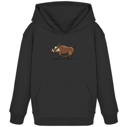 sauwildes Wildschwein | Wildsau  - Kids Organic Hoodie