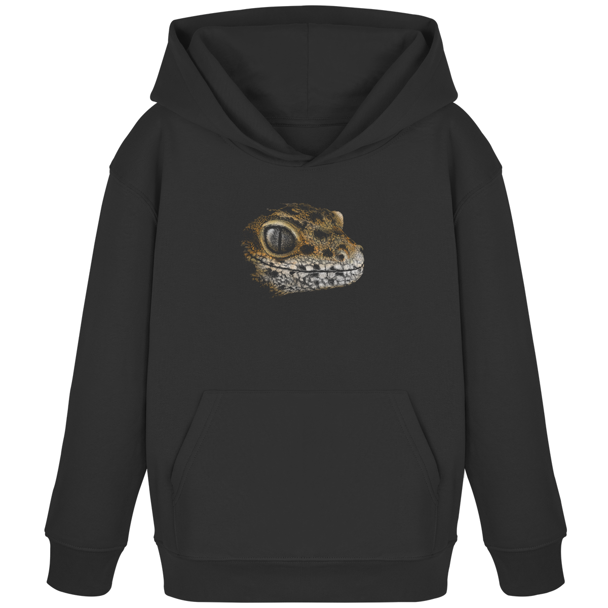 Leopard Gecko Skizze Kritzelkunst - Kids Organic Hoodie