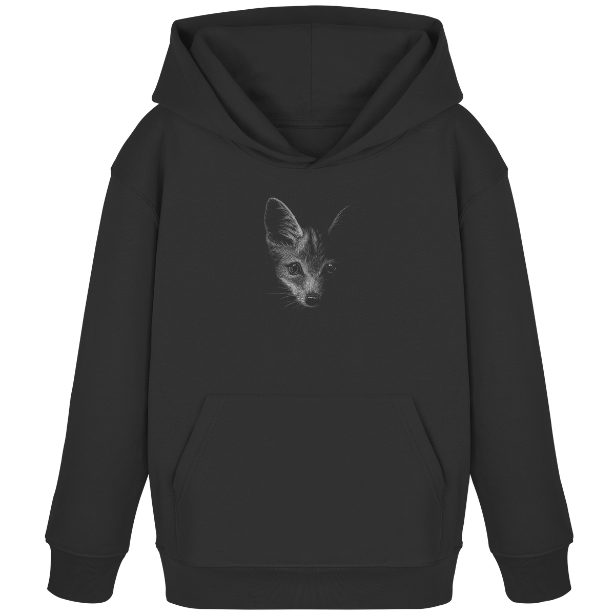 Fuchs Kritzelkunst Illustration - Kids Organic Hoodie