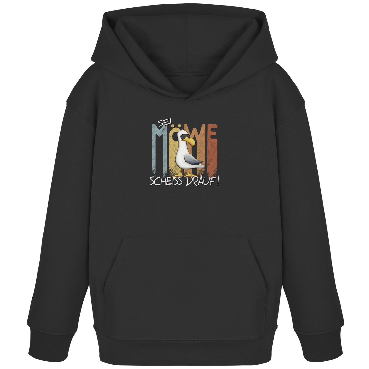 Sei Möwe Scheiß Drauf  - Kids Organic Hoodie