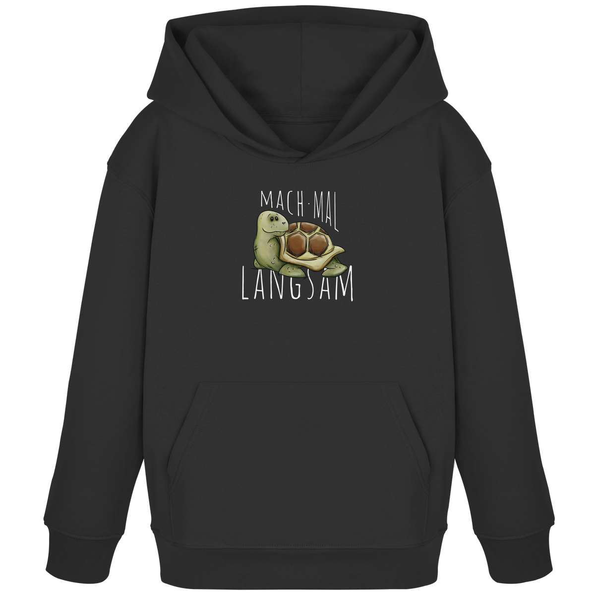 Mach mal langsam Schildkröte - Kids Organic Hoodie