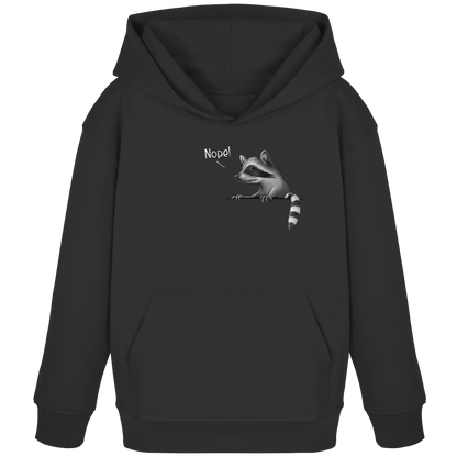 Nope! Frecher verwegener Waschbär - Kids Organic Hoodie