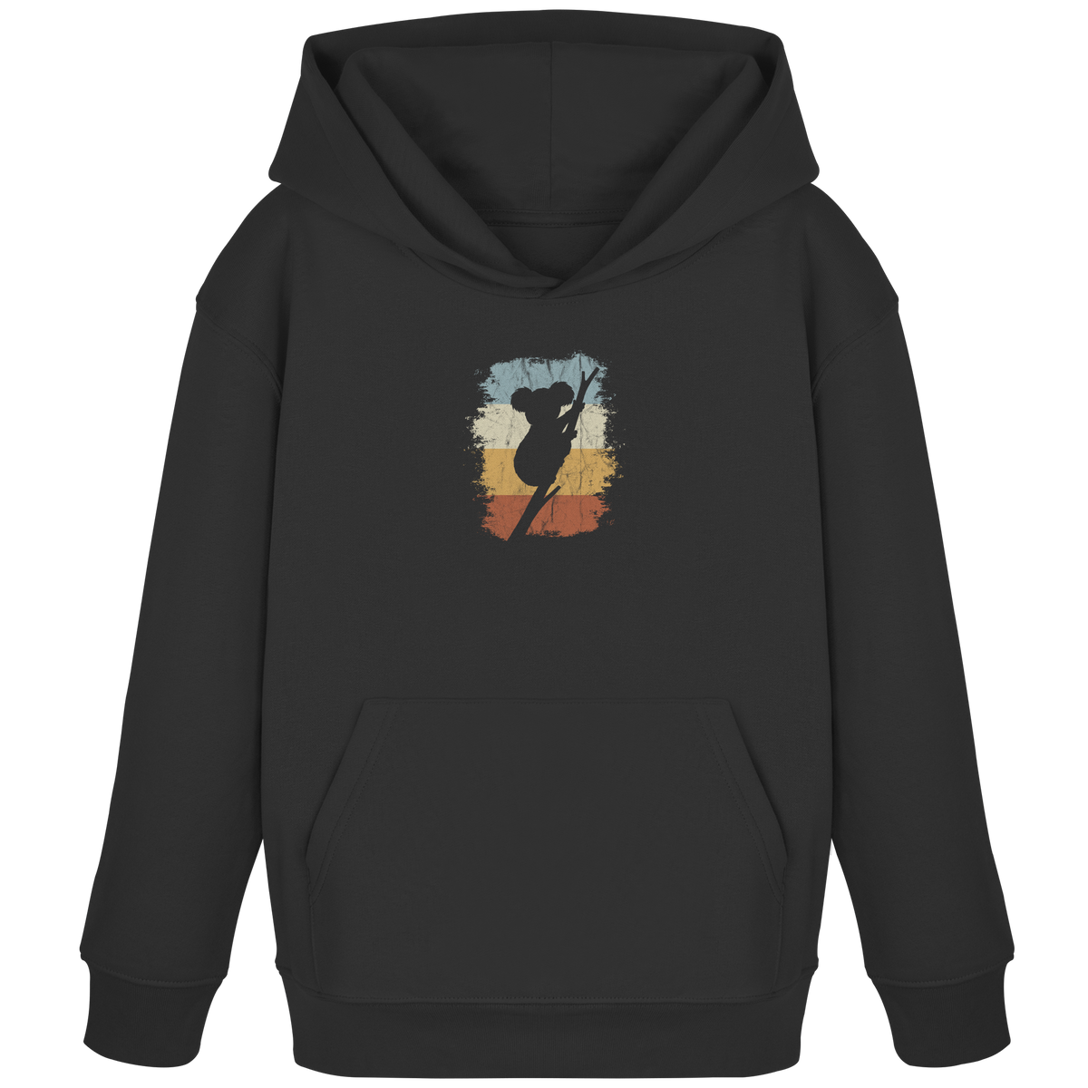Retro kletternder Koala-Bär - Kids Organic Hoodie