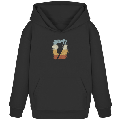 Retro kletternder Koala-Bär - Kids Organic Hoodie