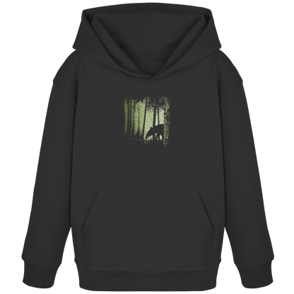 Lässiger Tapir im Zwielicht Wald - Kids Organic Hoodie
