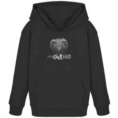 OWL Good | Kritzel-Kunst-Eule - Kids Organic Hoodie
