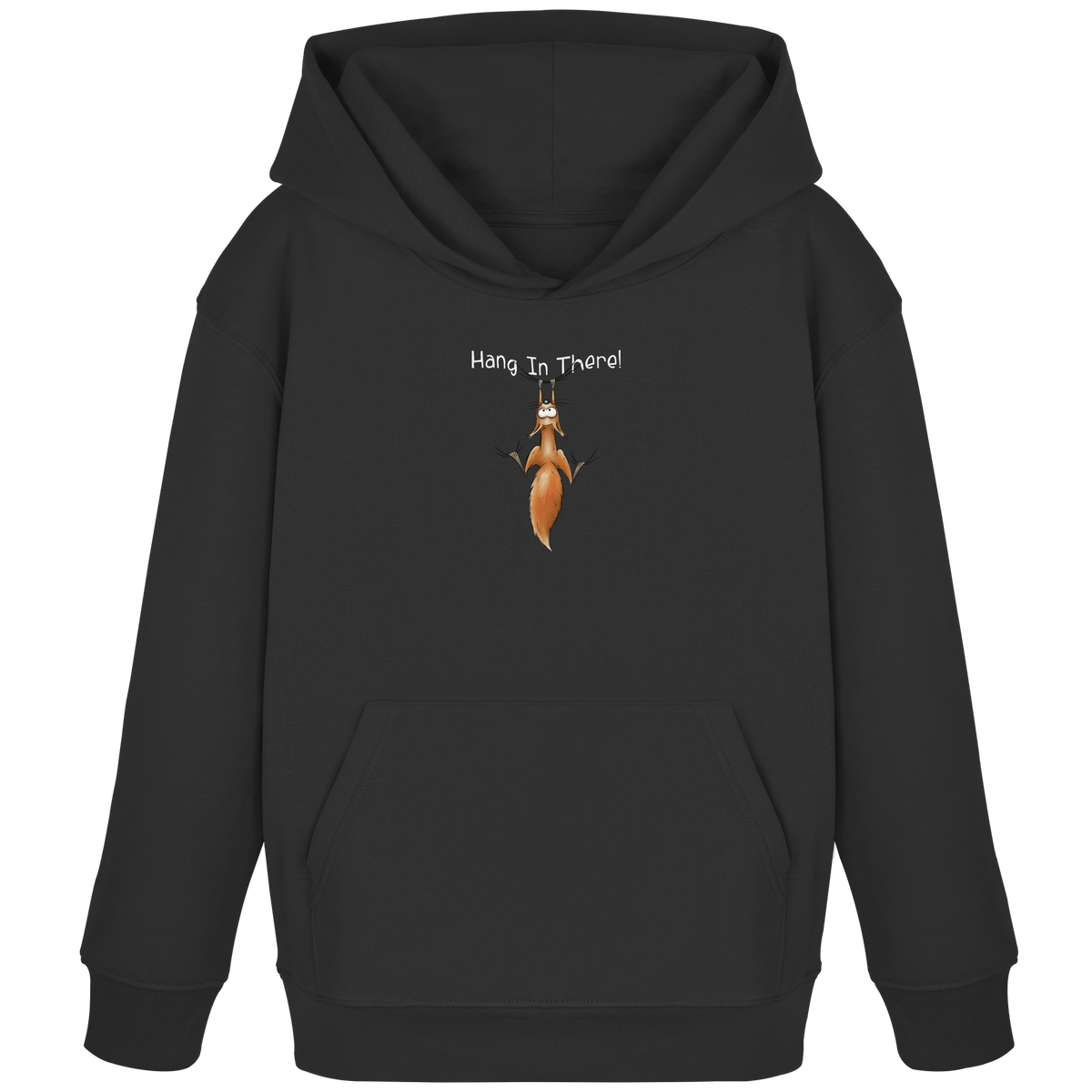 Hang In There | Lässiges Eichhörnchen - Kids Organic Hoodie