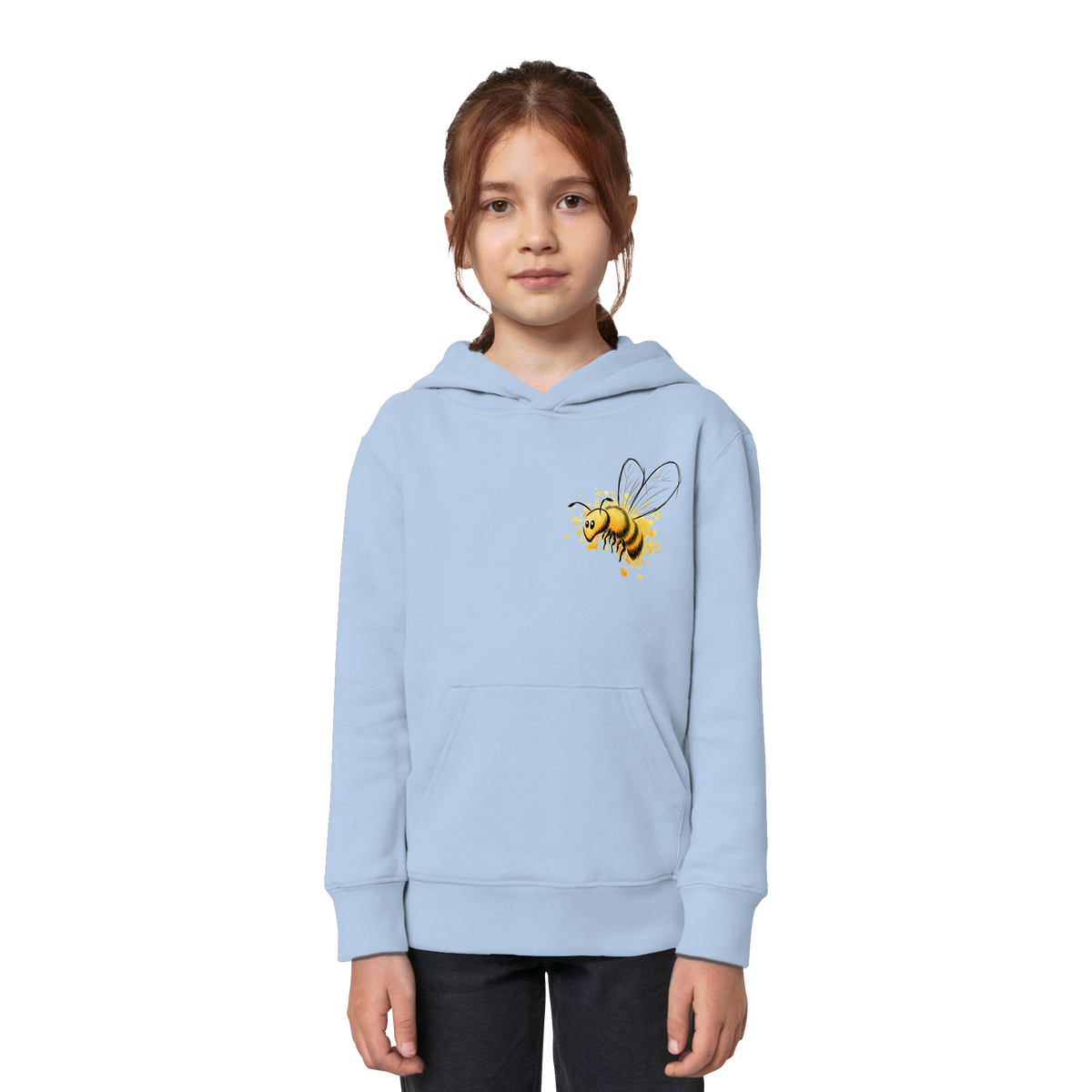 Lässige kleine Honig-Biene - Kids Organic Hoodie