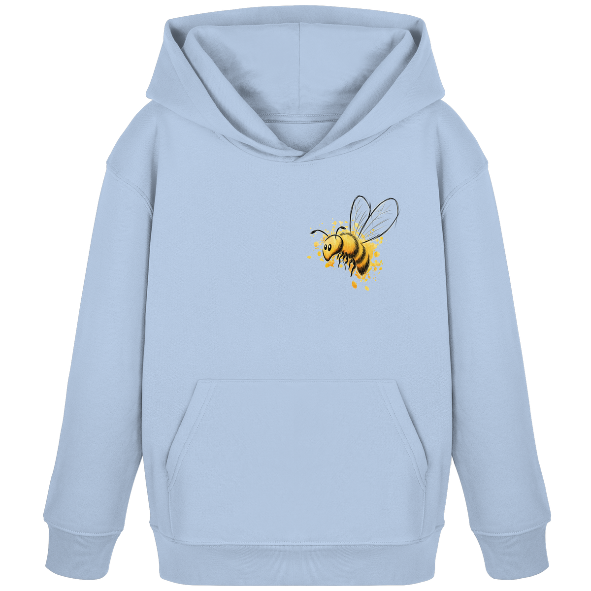 Lässige kleine Honig-Biene - Kids Organic Hoodie