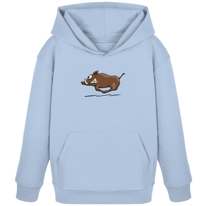 sauwildes Wildschwein | Wildsau  - Kids Organic Hoodie