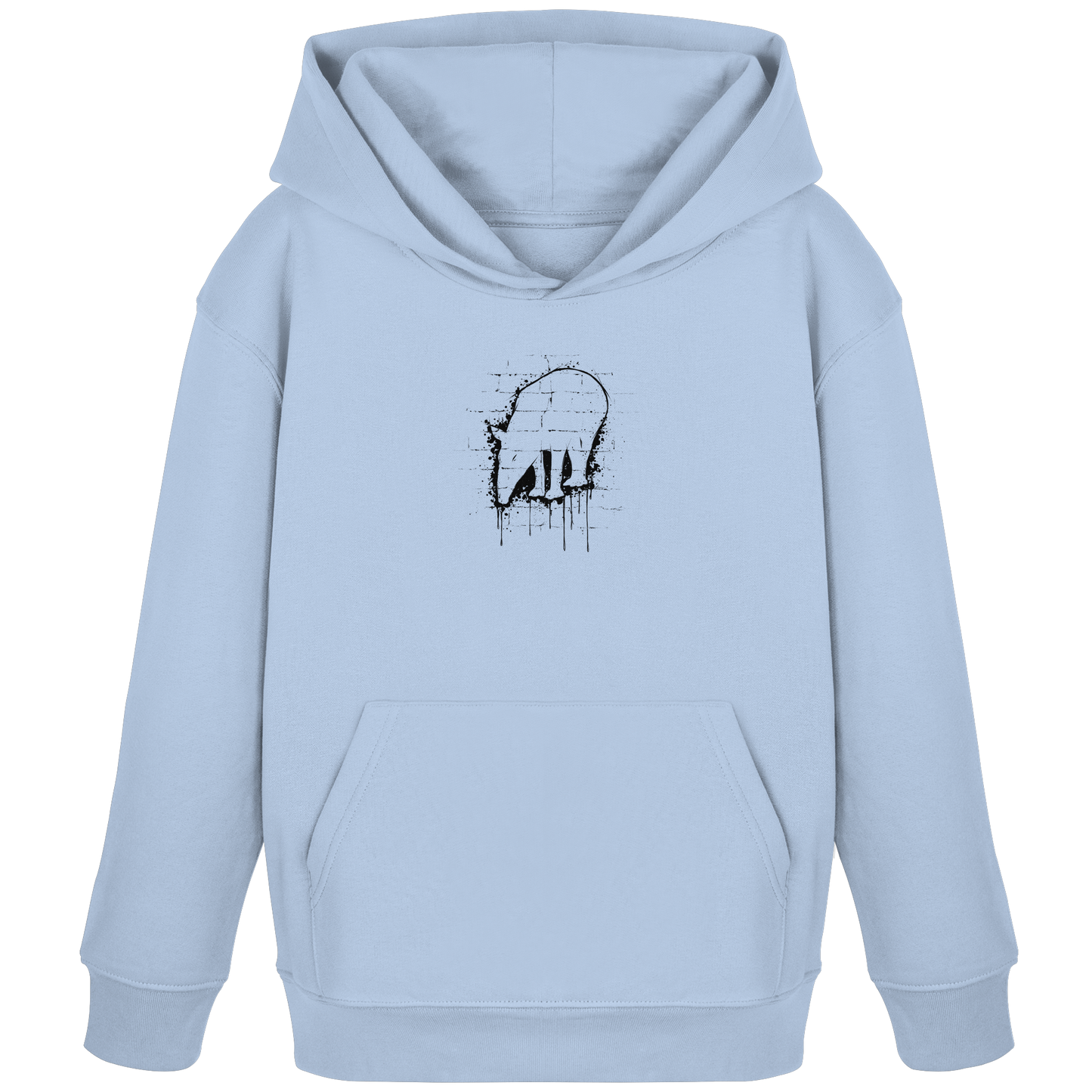 Urban Street Art Tapir Silhouette - Kids Organic Hoodie
