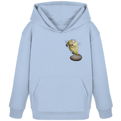 Lustiger frecher Biber - Kids Organic Hoodie
