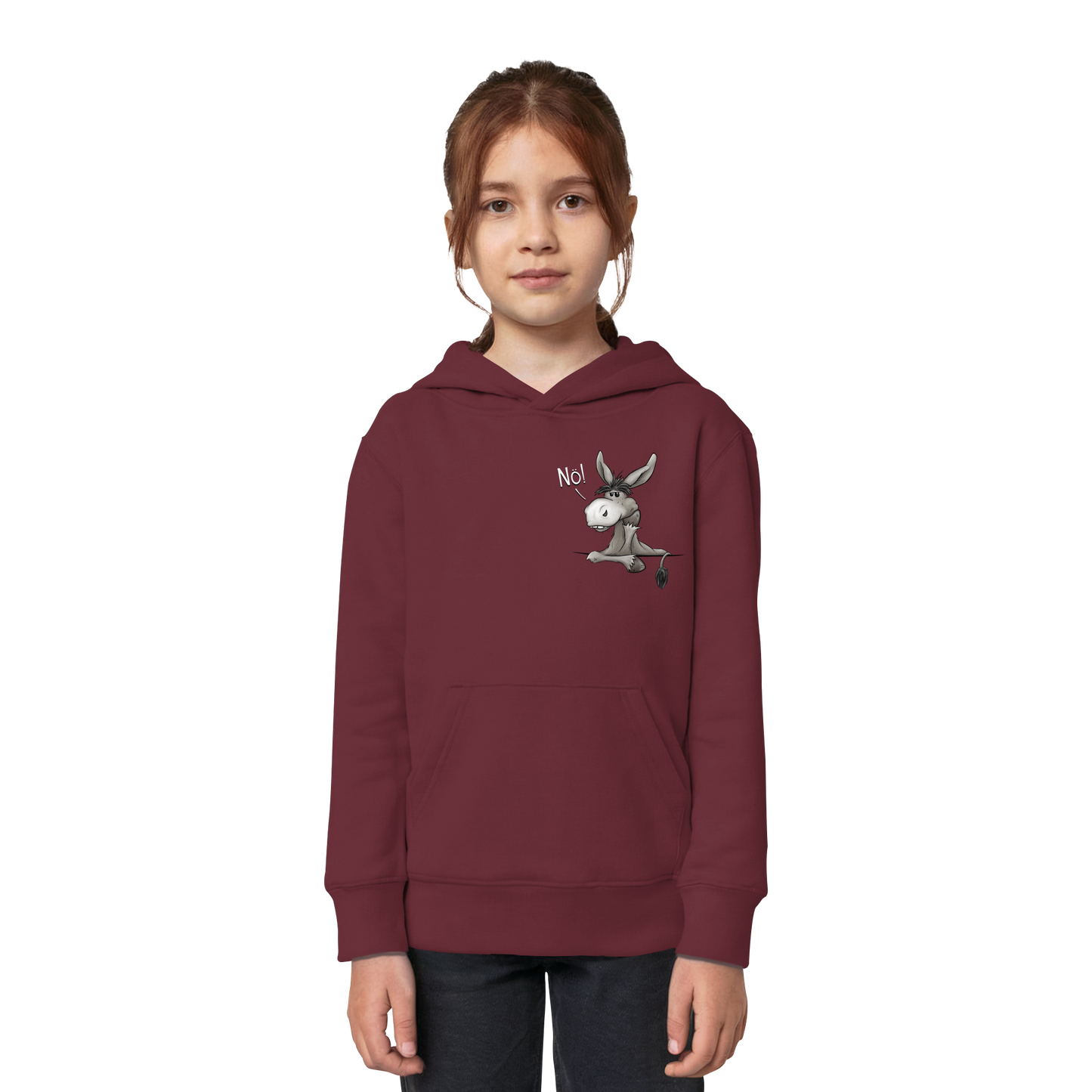 Nö! Störrischer Esel - Kids Organic Hoodie