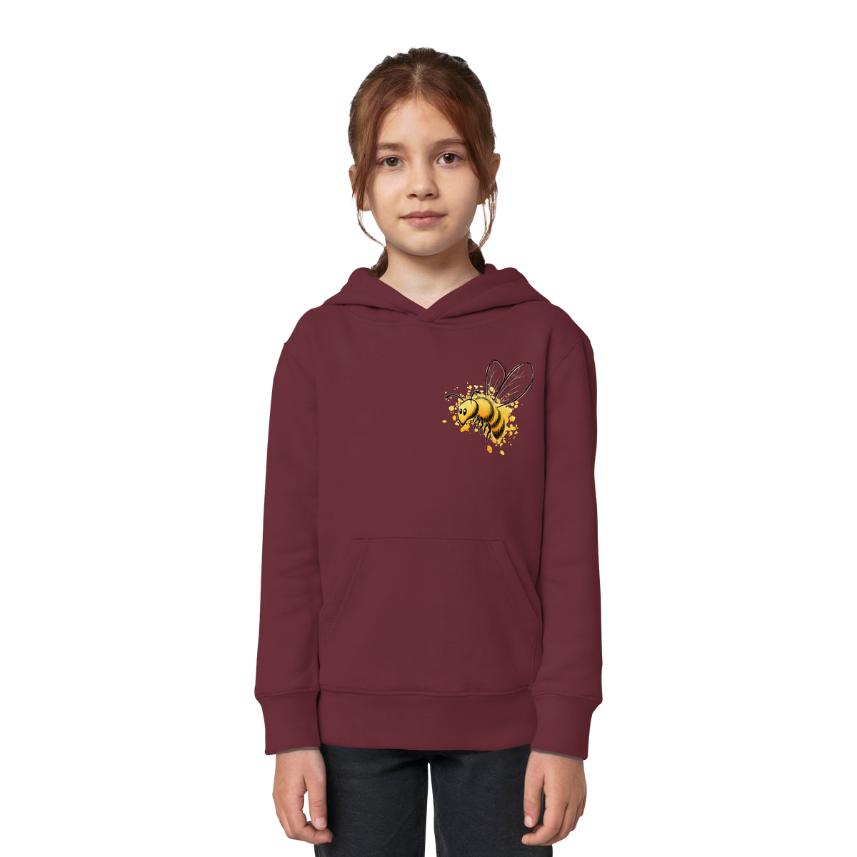 Lässige kleine Honig-Biene - Kids Organic Hoodie