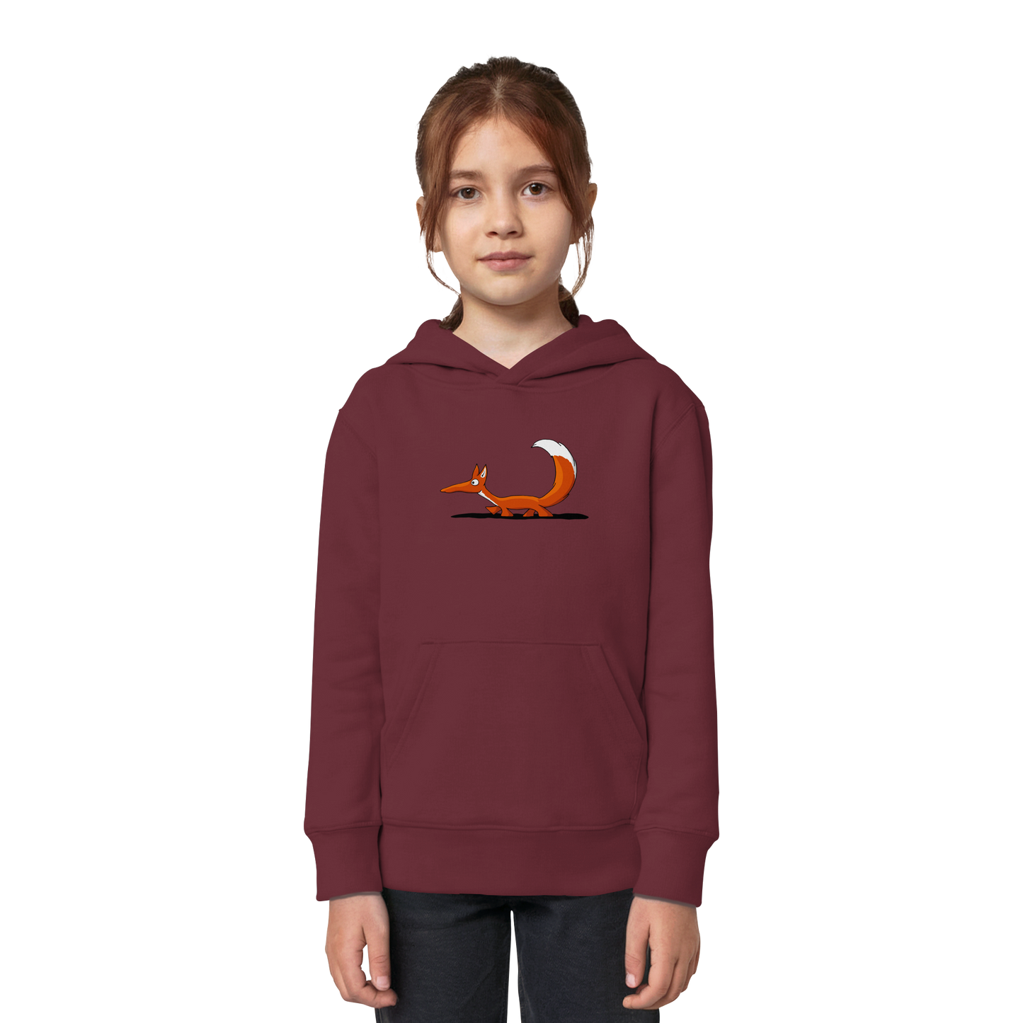 Lässiger cooler Fuchs | Mr. Fox, der Schleicher - Kids Organic Hoodie