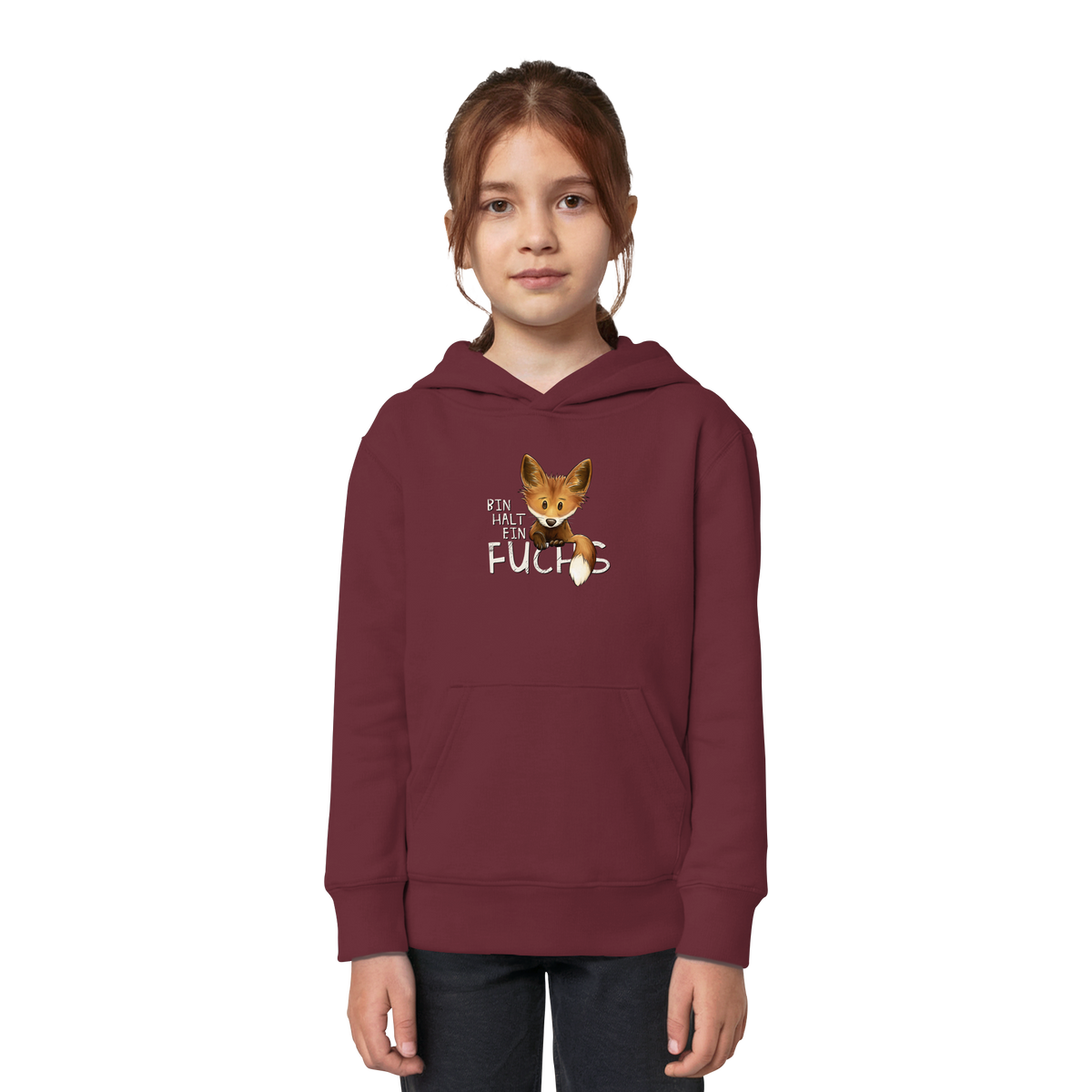 Bin halt ein Fuchs - Kids Organic Hoodie