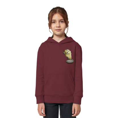 Lustiger frecher Biber - Kids Organic Hoodie