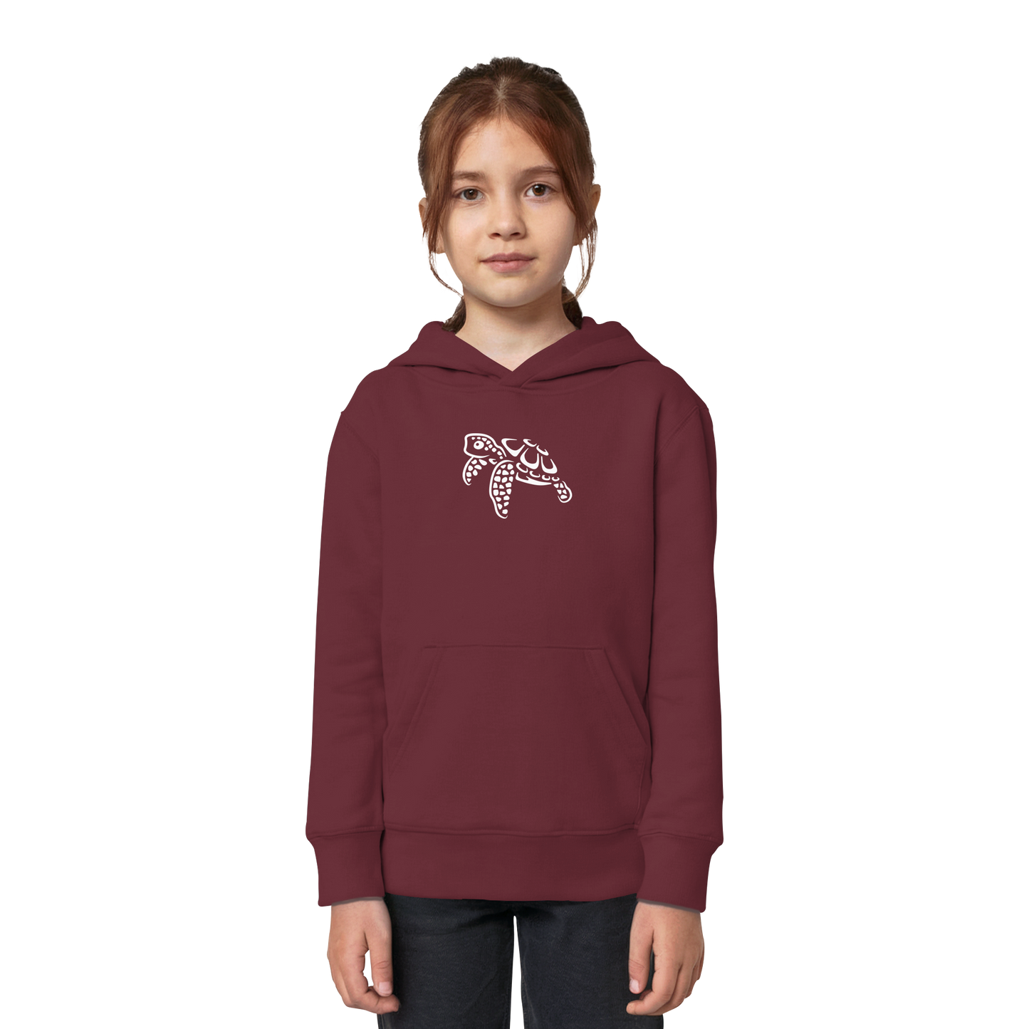 schwimmende Meeres-Schildkröte - Kids Organic Hoodie
