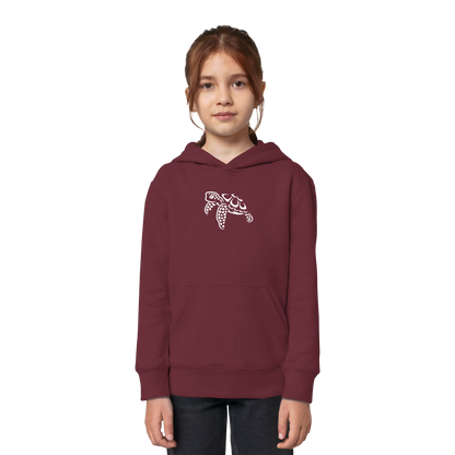 schwimmende Meeres-Schildkröte - Kids Organic Hoodie