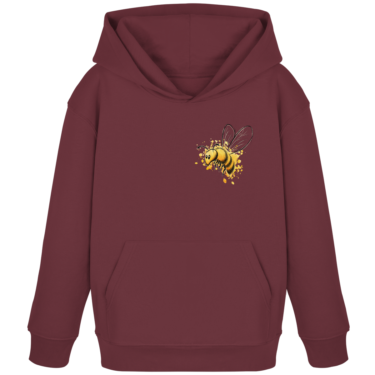 Lässige kleine Honig-Biene - Kids Organic Hoodie