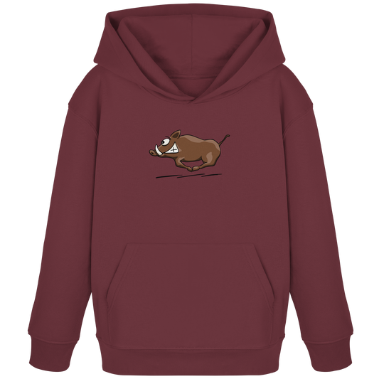 sauwildes Wildschwein | Wildsau  - Kids Organic Hoodie