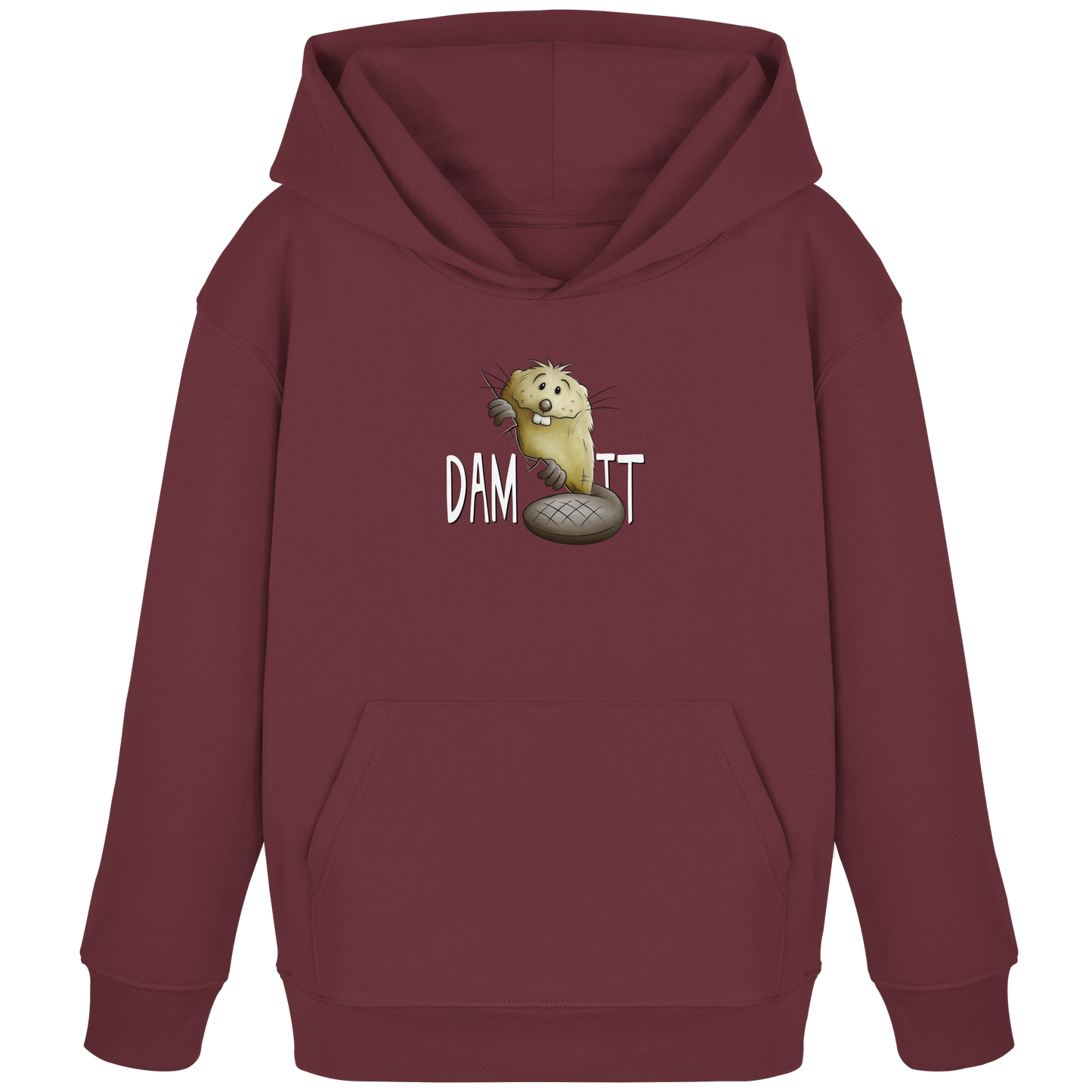 Dam It Verdammt Lustiger Biber - Kids Organic Hoodie