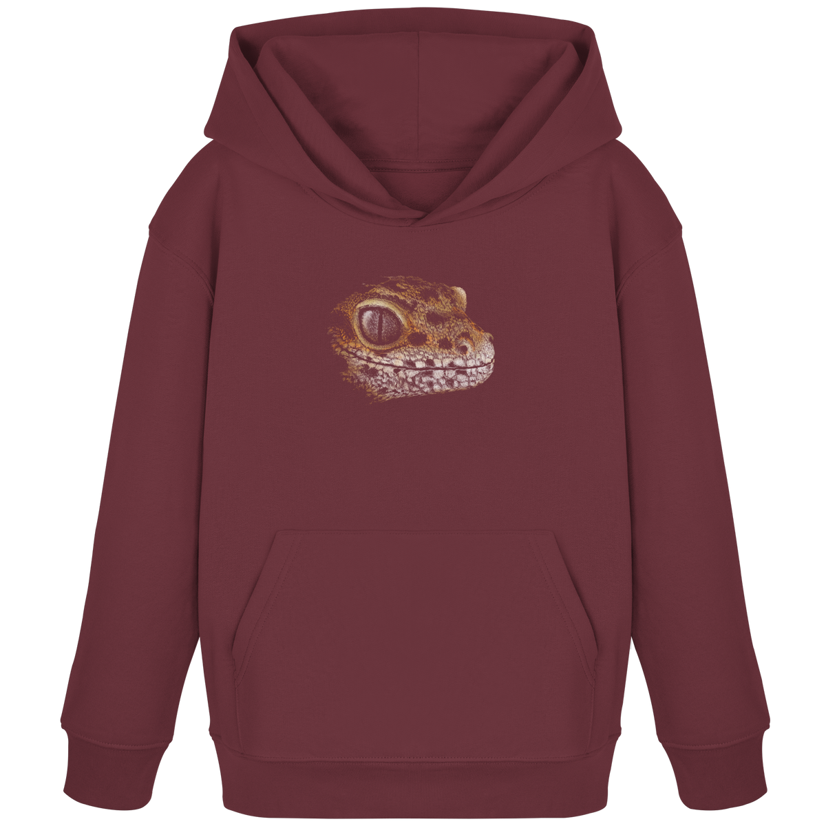 Leopard Gecko Skizze Kritzelkunst - Kids Organic Hoodie