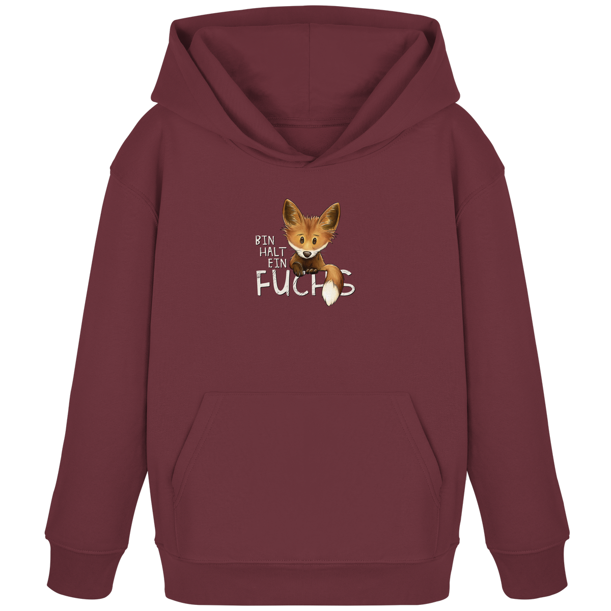 Bin halt ein Fuchs - Kids Organic Hoodie