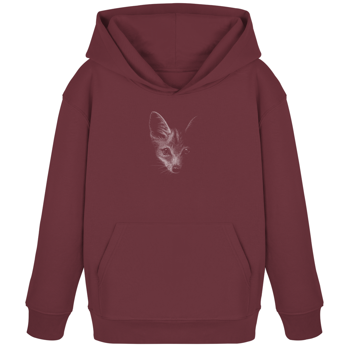 Fuchs Kritzelkunst Illustration - Kids Organic Hoodie
