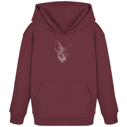 Fuchs Kritzelkunst Illustration - Kids Organic Hoodie