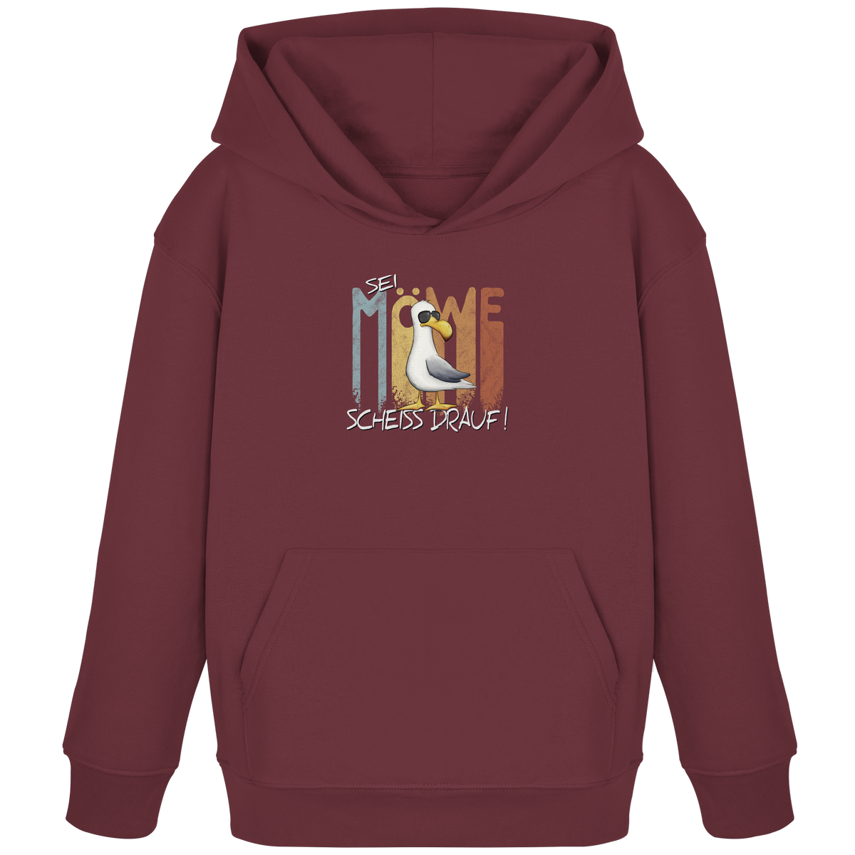 Sei Möwe Scheiß Drauf  - Kids Organic Hoodie