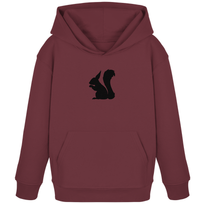 Eichhörnchen Silhouette - Kids Organic Hoodie