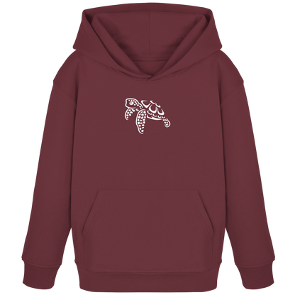 schwimmende Meeres-Schildkröte - Kids Organic Hoodie