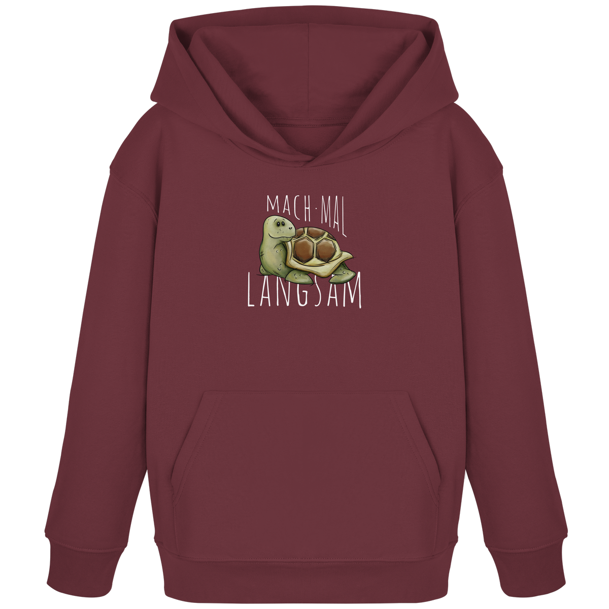 Mach mal langsam Schildkröte - Kids Organic Hoodie