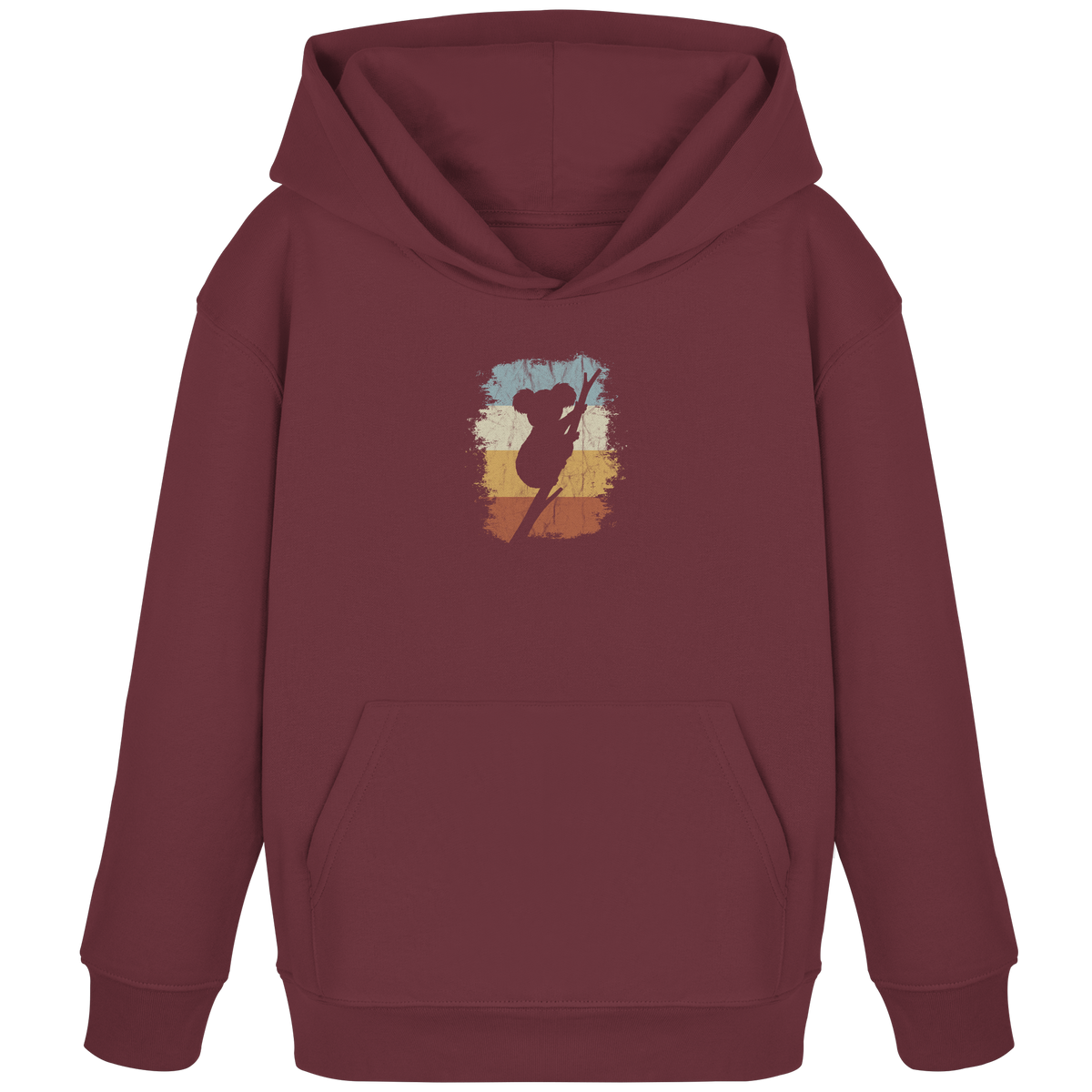 Retro kletternder Koala-Bär - Kids Organic Hoodie