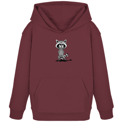 Frecher kleiner Waschbär - Kids Organic Hoodie