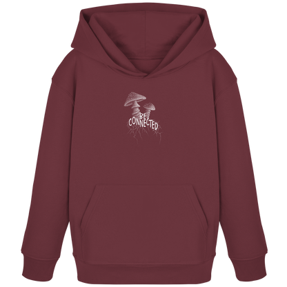 Be Connected Panther-Pilz - Kids Organic Hoodie
