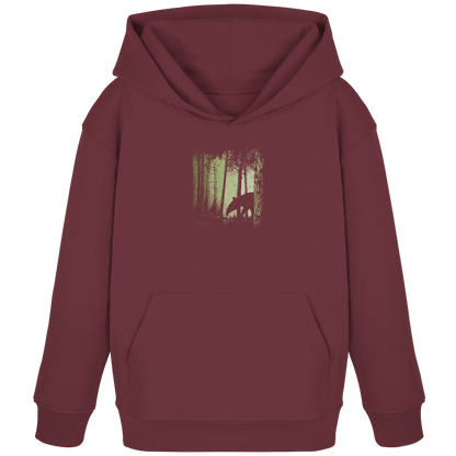 Lässiger Tapir im Zwielicht Wald - Kids Organic Hoodie