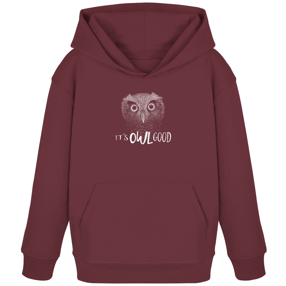 OWL Good | Kritzel-Kunst-Eule - Kids Organic Hoodie