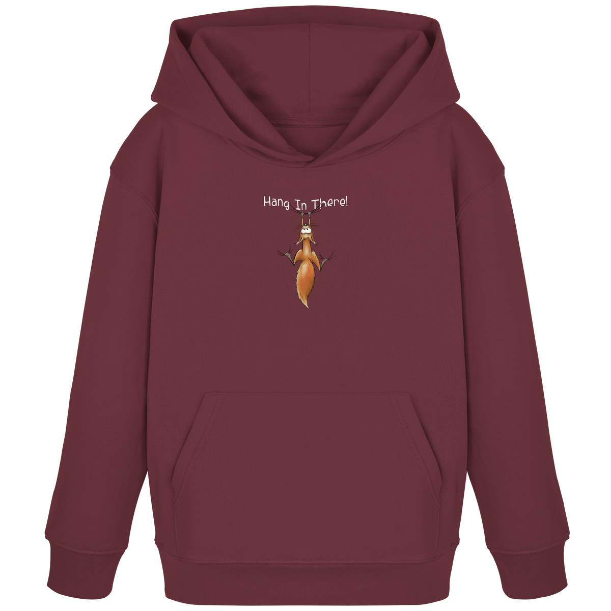 Hang In There | Lässiges Eichhörnchen - Kids Organic Hoodie