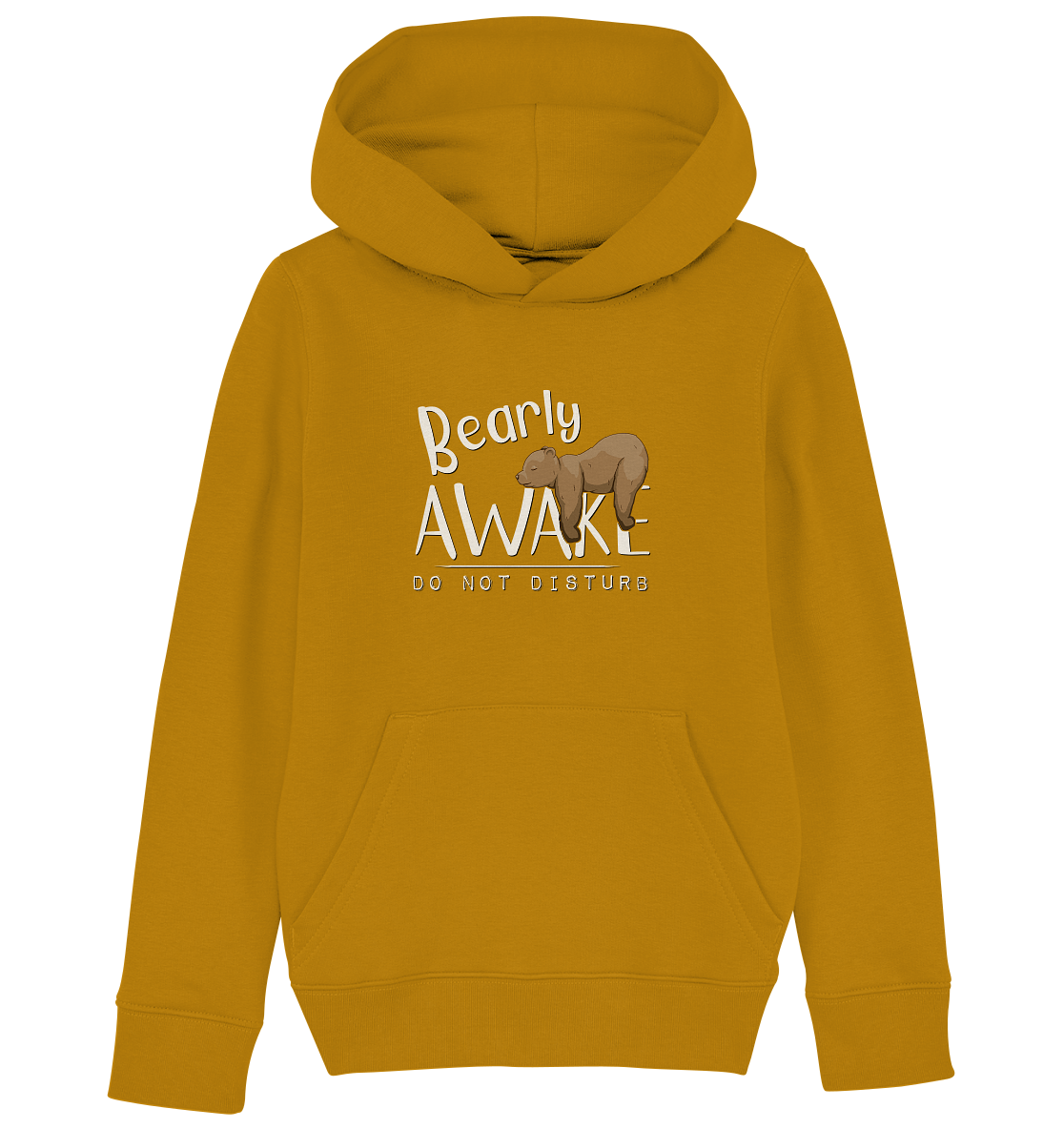 Bearly Awake Bitte nicht stören Bär - Kids Organic Hoodie
