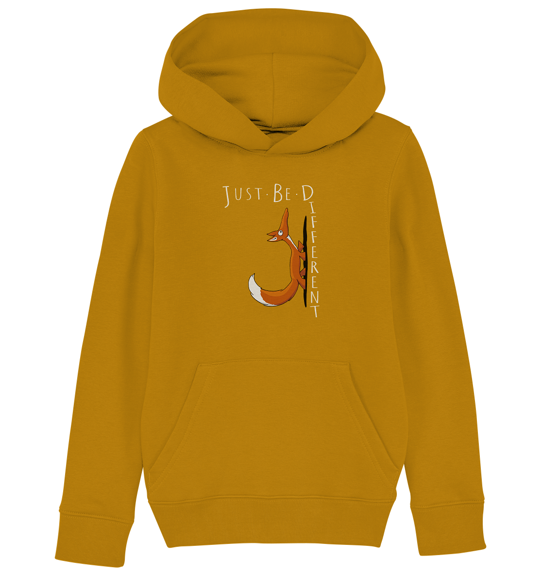 Just Be Different | Sei Anders, kleiner Fuchs - Kids Organic Hoodie