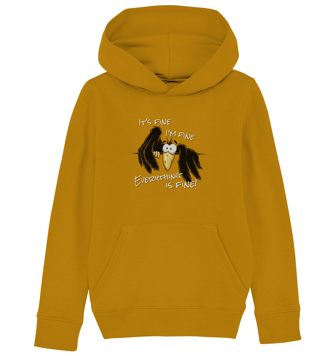 I’m Fine Rabe | Alles Gut Krähe - Kids Organic Hoodie