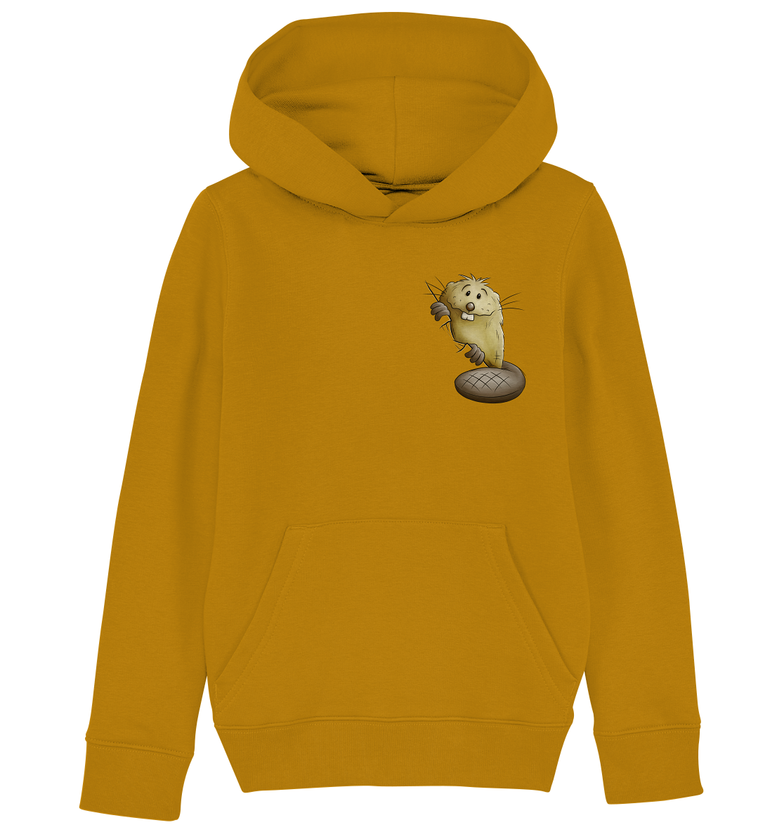Lustiger frecher Biber - Kids Organic Hoodie