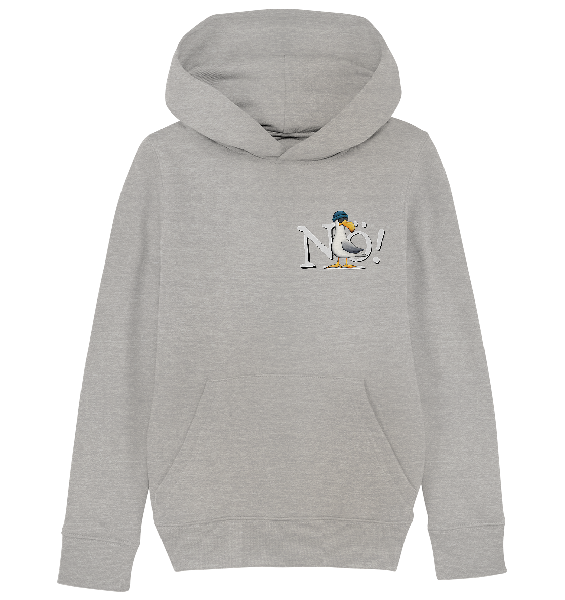 Nö Kein Bock Möwe - Kids Organic Hoodie