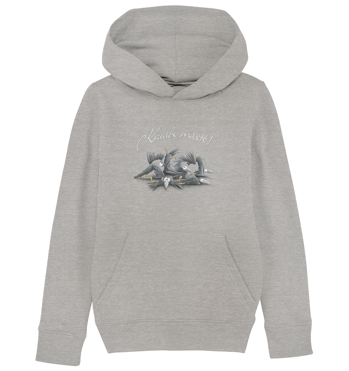 Kraah-masté! Yoga Raben Krähen - Kids Organic Hoodie