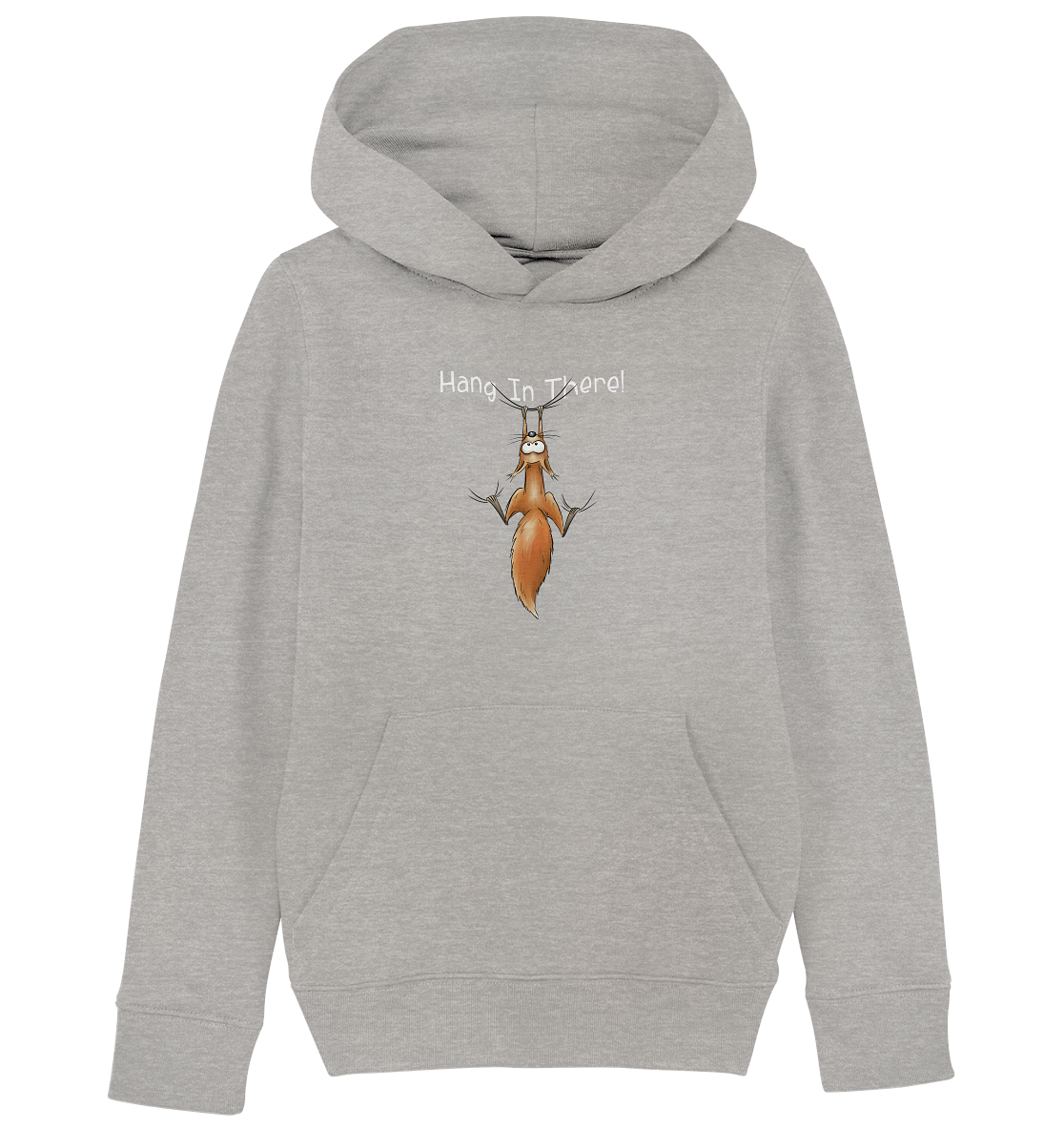 Hang In There | Lässiges Eichhörnchen - Kids Organic Hoodie