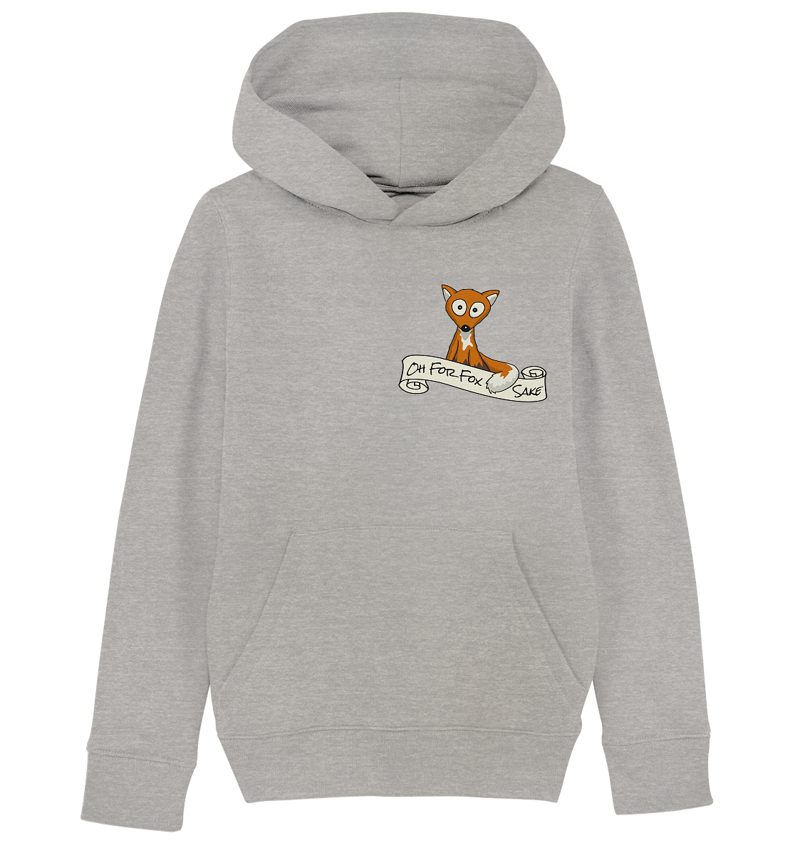 Oh For Fox Sake – Um Fuchses Willen - Kids Organic Hoodie