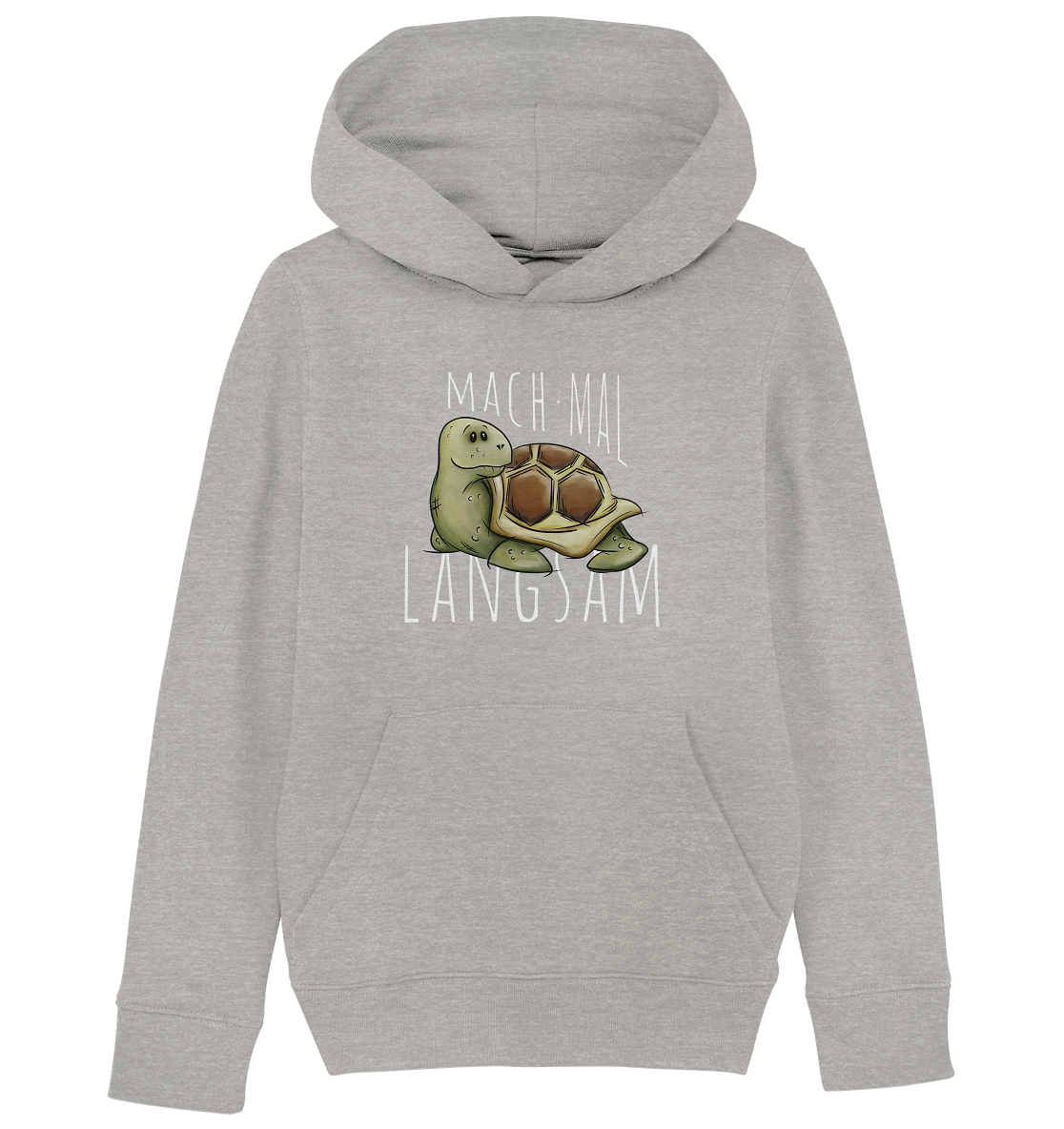Mach mal langsam Schildkröte - Kids Organic Hoodie